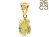 Lemon Quartz Pendant LEM-RDP-746-V-LOOP.