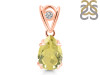 Lemon Quartz Pendant LEM-RDP-752-V-LOOP.