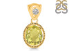 Lemon Quartz Pendant LEM-RDP-755-V-LOOP.