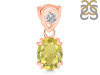Lemon Quartz Pendant LEM-RDP-762-V-LOOP.