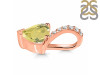 Lemon Quartz & White Topaz Pendant LEM-RDP-819.