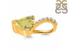 Lemon Quartz & White Topaz Pendant LEM-RDP-819.