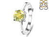Lemon Quartz & White Topaz Ring LEM-RDR-1786.