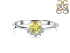 Lemon Quartz & White Topaz Ring LEM-RDR-1942.