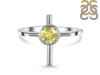 Lemon Quartz Holy Cross Ring LEM-RDR-2143.