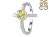 Lemon Quartz Holy Cross Ring LEM-RDR-2143.