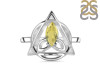 Lemon Quartz Triquetra Ring LEM-RDR-2166.