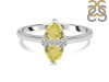 Lemon Quartz & White Topaz Ring LEM-RDR-2266.