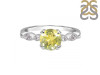 Lemon Quartz & White Topaz Ring LEM-RDR-2269.