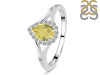 Lemon Quartz & White Topaz Ring LEM-RDR-2271.