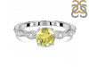 Lemon Quartz & White Topaz Ring LEM-RDR-2288.