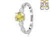 Lemon Quartz & White Topaz Ring LEM-RDR-2288.
