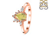 Lemon Quartz & White Topaz Ring LEM-RDR-2431.