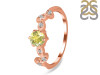 Lemon Quartz & White Topaz Ring LEM-RDR-2981.