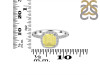 Lemon Quartz & White Topaz Ring LEM-RDR-3119.