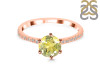 Lemon Quartz & White Topaz Ring LEM-RDR-3140.