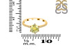 Lemon Quartz & White Topaz Ring LEM-RDR-3140.