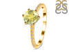 Lemon Quartz & White Topaz Ring LEM-RDR-3140.