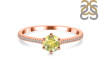 Lemon Quartz & White Topaz Ring LEM-RDR-3143.