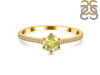 Lemon Quartz & White Topaz Ring LEM-RDR-3143.