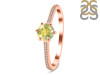 Lemon Quartz & White Topaz Ring LEM-RDR-3143.