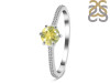 Lemon Quartz & White Topaz Ring LEM-RDR-3143.