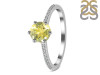 Lemon Quartz & White Topaz Ring LEM-RDR-3144.