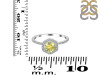 Lemon Quartz & White Topaz Ring LEM-RDR-3146.