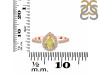 Lemon Quartz & White Topaz Ring LEM-RDR-3161.