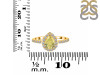 Lemon Quartz & White Topaz Ring LEM-RDR-3161.