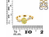 Lemon Quartz & White Topaz Ring LEM-RDR-3163.