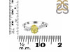 Lemon Quartz & White Topaz Ring LEM-RDR-3163.