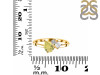 Lemon Quartz & White Topaz Ring LEM-RDR-3199.