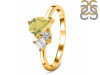 Lemon Quartz & White Topaz Ring LEM-RDR-3199.