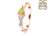 Lemon Quartz  & White Topaz Ring LEM-RDR-3238.