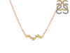 Lemon Quartz & White Topaz Necklace LEM-RDN-460.