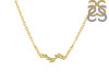 Lemon Quartz & White Topaz Necklace LEM-RDN-460.