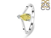 Lemon Quartz & White Topaz Ring LEM-RR-374.