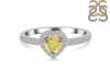 Lemon Quartz & White Topaz Ring LEM-RR-423.