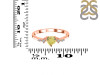 Lemon Quartz & White Topaz Ring LEM-RR-424.