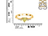 Lemon Quartz & White Topaz Ring LEM-RR-424.