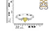 Lemon Quartz & White Topaz Ring LEM-RR-424.