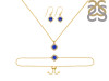 Lapis Jewelry Set LLP-RDB-67-RDN-77-RDE-695.