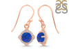 Lapis & White Topaz Earring LLP-RDE-692.