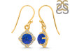 Lapis & White Topaz Earring LLP-RDE-692.