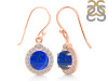 Lapis & White Topaz Earring LLP-RDE-693.