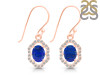 Lapis & White Topaz Earring LLP-RDE-694.