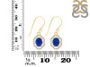 Lapis & White Topaz Earring LLP-RDE-694.