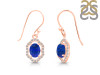 Lapis & White Topaz Earring LLP-RDE-694.