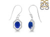 Lapis & White Topaz Earring LLP-RDE-694.